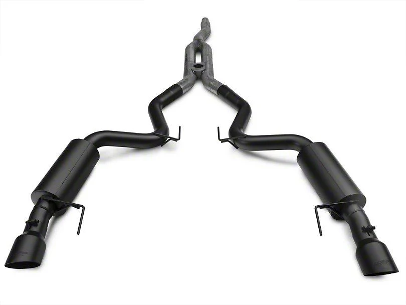 MBRP Black Series Cat-Back Exhaust w/ Y-Pipe - Race Version (2015-2025 Mustang EcoBoost) - Image 3
